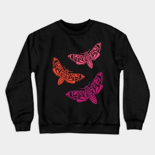 Bright moths Crewneck Sweatshirt